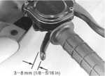 Throttle lever free play